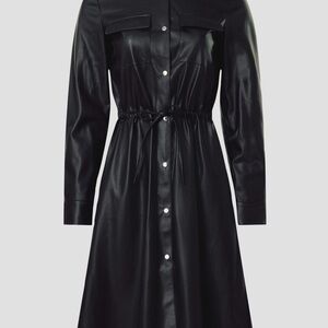 BOSS Women's Black Leather Dress